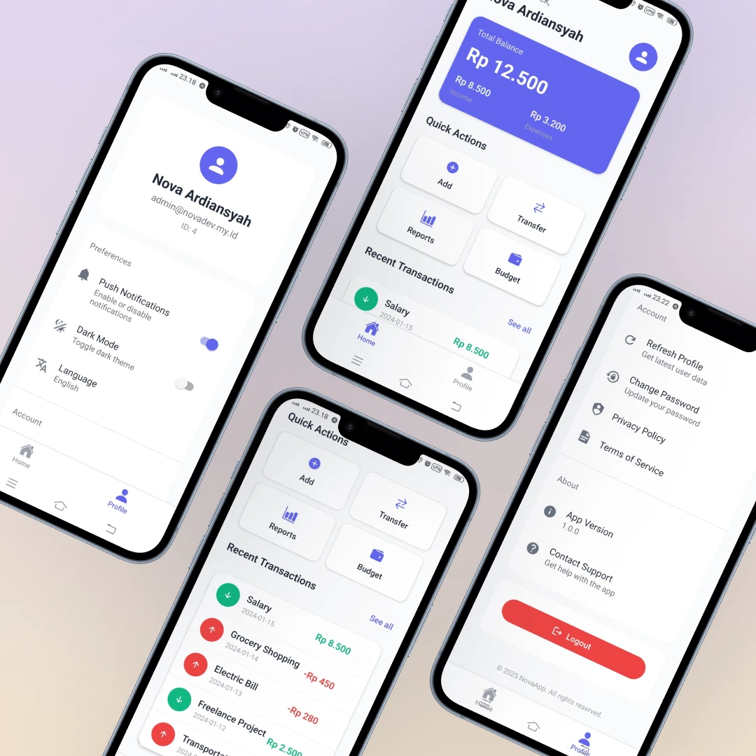 NovaApp - Finance Management